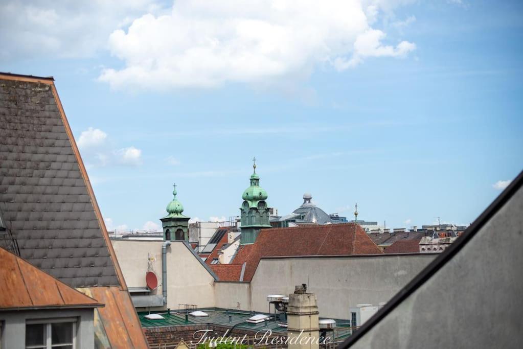 Zum Blauen Karpfen Apartment Wina Bagian luar foto